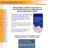 Tablet Screenshot of intenseexperiences.com